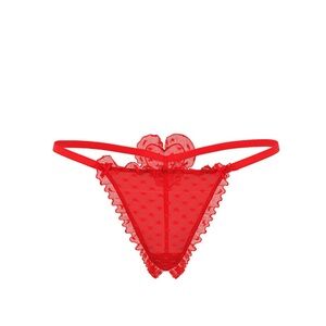 Victoria’s Secret Dream Angels Heart Chiffon String Thong Panty